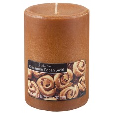 Fortune Products Candle-Lite Cinnamon Pecan Pillar Candle YDR1061